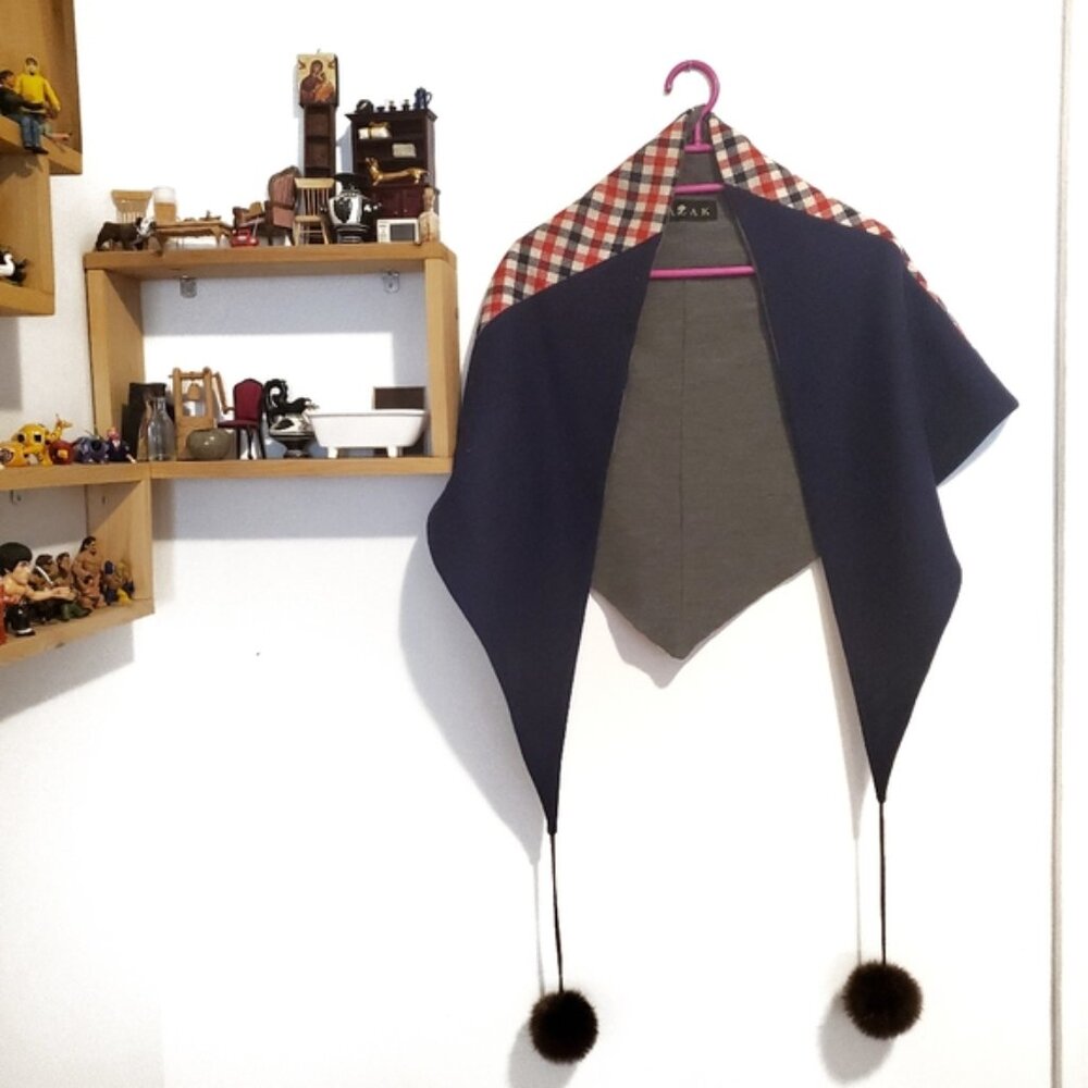 Kazak wool designed scarf